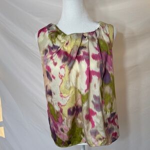 LOFT Multicolor Sleeveless Blouse